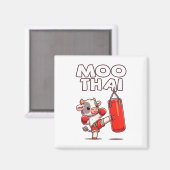 Moo Thai Magnet (Vorderseite/Rückseite)