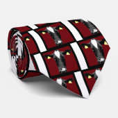 MOO tiefrot Krawatte (Gerollt)