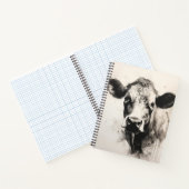 Moo-tivational Cow Spiral Notebook Notizblock (Innenseite)