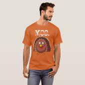 Moo-Truthahn-lustiger Erntedank T-Shirt (Vorne ganz)