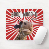 Moo-ve-Through-Arbeit: Gute Moo-d-Vibes Mousepad (Mit Mouse)
