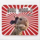 Moo-ve-Through-Arbeit: Gute Moo-d-Vibes Mousepad (Vorne)