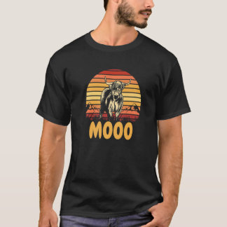 Moo Vintage Kuh Vintag Kuh Bauer Farm T-Shirt
