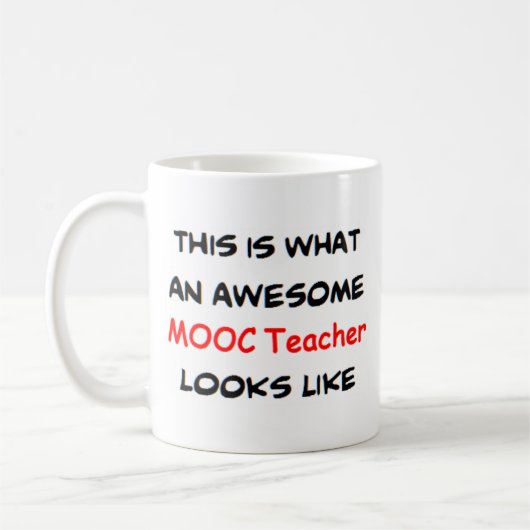 mooc-Lehrer, phantastisch Kaffeetasse (Links)