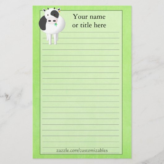 Moocow Briefpapier (Vorderseite)