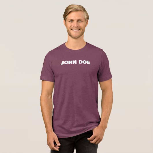 Mood Booster Tri-Blend Shirt (Vorderseite voll)