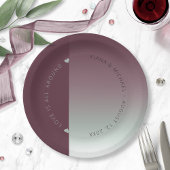 Mood Gradient Wedding Burgundy Mist ID741 Pappteller