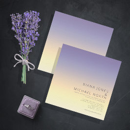 Mood Gradient Wedding Indigo Sunset ID741 Einladung