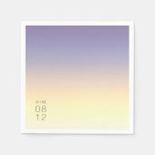 Mood Gradient Wedding Indigo Sunset ID741 Serviette (Vorderseite)