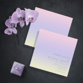 Mood Gradient Wedding Pastel Dawn ID741 Einladung
