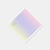 Mood Gradient Wedding Pastel Dawn ID741 Serviette (Ecke)