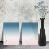 Mood Gradient Wedding Preußen Sky ID741 Save The Date