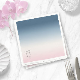 Mood Gradient Wedding Preußen Sky ID741 Serviette