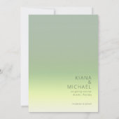 Mood Gradient Wedding Spring Meadow ID741 Save The Date (Rückseite)