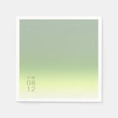Mood Gradient Wedding Spring Meadow ID741 Serviette (Vorderseite)