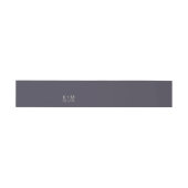 Mood Minimalistisch Wedding Indigo ID741 Einladungsbanderole (Flach)