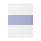 Mood Minimalistisch Wedding Periwinkle ID741 Einladungsbanderole (Rückseitenbeispiel)