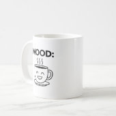 Mood Mugged - Grosser Smiley Kaffeetasse (Vorderseite Links)