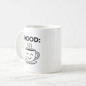 Mood mugged - Smiley Kaffeetasse (Vorderseite Links)