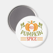 Mood Pumpkin Gewürz - Herbstwoche Magnet (Vorderseite/Rückseite)