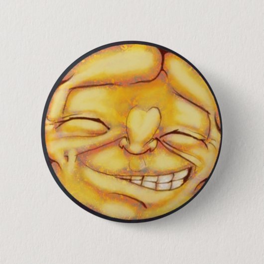 MoodBadge - glücklich! Button (Vorderseite)