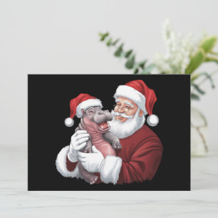 Moodeng Weihnachten Lustiger Vintage Weihnachtsman