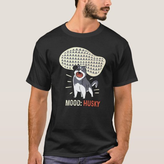 MoodHusky Moody Person   T-Shirt (Vorderseite)