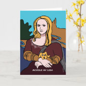 Moodle An' Lisa Funny Dog Geschenkkarte Karte (Gelbe Blume)