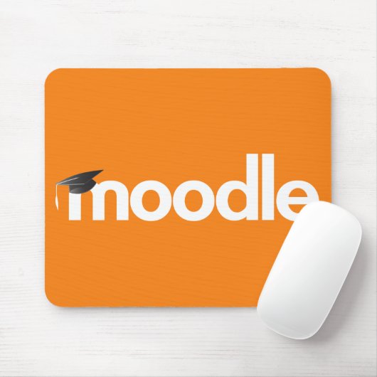 Moodle Mausunterlage - Orange Mousepad (Mit Mouse)