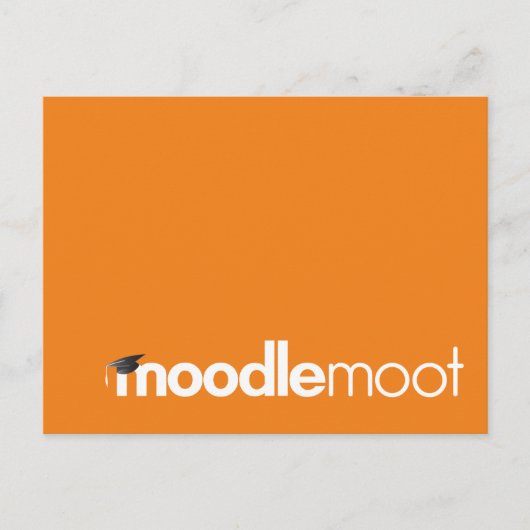 Moodle Moot Postkarte (Vorderseite)