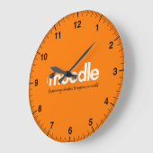 Moodle Wall Clock Große Wanduhr (Winkel)