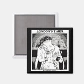 Moodoo Kühe von New Orleans Funny Magnet (Vorderseite/Rückseite)