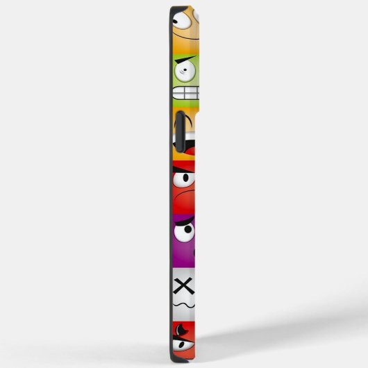Moods and Emoticons Case-Mate iPhone Hülle (Rückseite / Rechts)