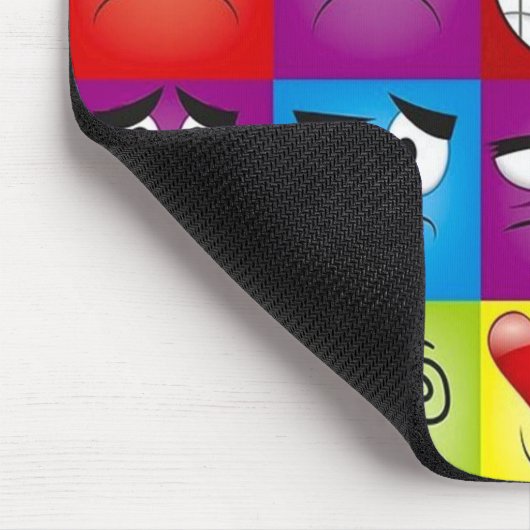 Moods and Emoticons Mousepad (Ecke)