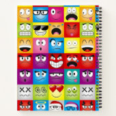 Moods and Emoticons Notizblock (Rückseite)