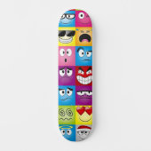 Moods and Emoticons Skateboard (Vorderseite)
