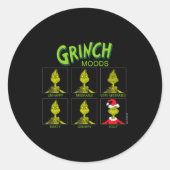 Moods Chart Christmas Edition  Runder Aufkleber (Vorderseite)
