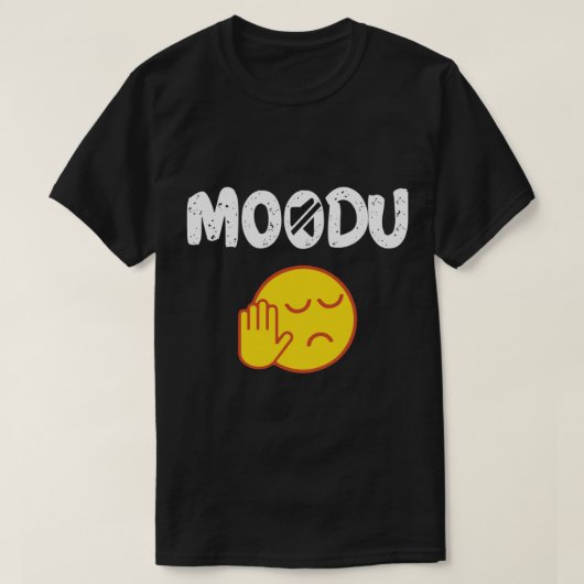 Moodu Tamil Shutup komisches Zitat T-Shirt (Design vorne)