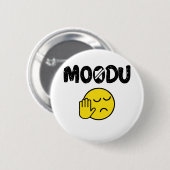 Moodu Tamil Shutup witziger Zitat Button (Vorne & Hinten)