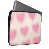 Moody Aesthetic Pink Heart Laptopschutzhülle (Vorne Rechts)