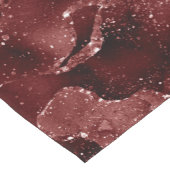 Moody Agate | Henna Blood Red Garnet Jewel Tone Kurzer Tischläufer (Ecke)