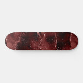 Moody Agate | Henna Blood Red Garnet Jewel Tone Skateboard (Horizontal)
