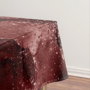 Moody Agate   Henna Blood Red Garnet Jewel Tone Tischdecke