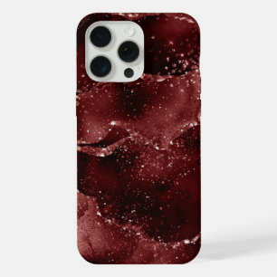 Moody Agate   Henna Blutroter Granat-Juwel-Ton iPhone 15 Pro Max Hülle