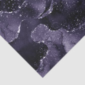 Moody Agate | Midnight Indigo Deep Lila Glam Seidenpapier (Ausschnitt)