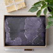 Moody Agate | Midnight Indigo Deep Lila Glam Seidenpapier (Geschenk)