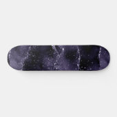 Moody Agate | Midnight Indigo Deep Lila Glam Skateboard (Horizontal)