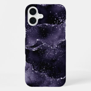 Moody Agate   Midnight Indigo Tiefes Lila Glam iPhone 16 Plus Hülle