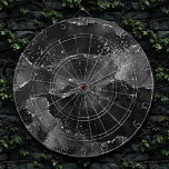 Moody Agate | Onyx Black Silver Vampy Goth Glitzer Dartscheibe<br><div class="desc">In den 90er Jahren inspirierte grunge dunkel, raffinierte Aquarellstein aus Marmor in einem tiefmodisch anmutenden Juwelenton mit Imitaten metallische Folie und Glitzer-Venen in einem reichen, dramatischen, mit abstrakten flüssigen Wirbel und Glitzer-Venen. Aus der Kollektion "Till Death Do Us Part" fügt dieser wunderschöne weibliche handbemalte Farbverlauf den perfekten Pop der Farbe...</div>