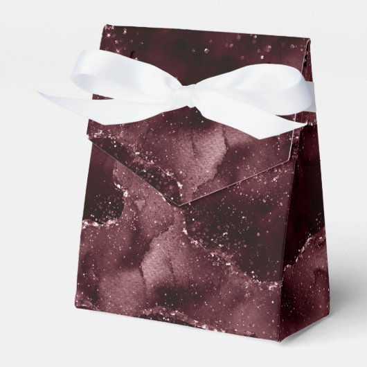 Moody Agate | Wein Bordeaux Sangria Merlot Maroon Geschenkschachtel (Vorderseite)